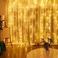 Luces De Encaje LED Para Cortinas 3/4/6m Control Remoto USB Decoración Navideña Para Dormitorio Y Hogar Cadena De Luces Festivas - details 5