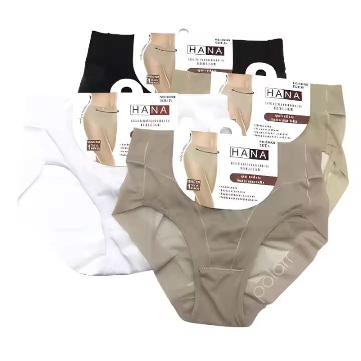Braga Faja Mujer Invisible Pack 1 o 3 Piezas Talla Grande Efecto Reductor - 1