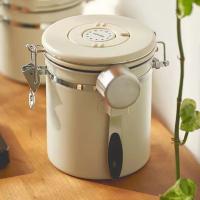Contenedor De Almacenamiento Airtight De Acero Inoxidable Para Cofeina Gran Capacidad Reserva De Alimentos Ecológico Y Fresco - details 6