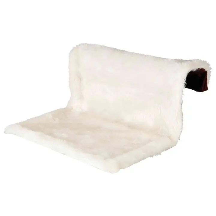 TRIXIE Cama Radiador | Cama Radiador, Peluche-Ante, 45 × 26 × 31 cm, Crema-Marrón - 1