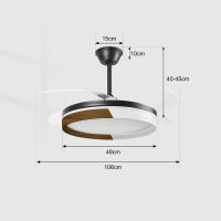 Ventilador de Techo Hola  LED 42" - Motor Corriente Continua, Motor CC Silencioso,6 Velocidades, Mando Incluido - details 2