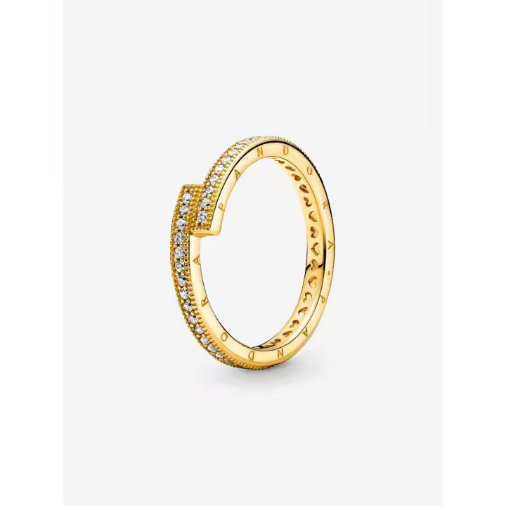 Pandora - Anillo superpuesto brilliant-Baño de Oro de 14K - 1