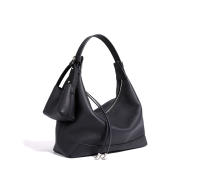 Bolso De Hombro Para Mujer De Cuero Genuino Diseñador Lujo Cowhide Nueva 2025 Bolso Cruzado De Underarm Bolso Baguette Zipper Versátil - details 29