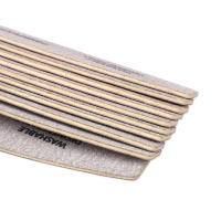 Lote De 10 Archos De Uñas De Madera Profesional 100/180 Limas De Pulido Para Manicura Y Gel Polishing Bloque Gris Archos De Uñas De Madera Sandía - details 3