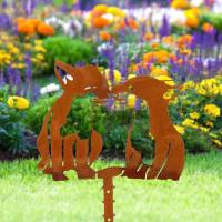 Decoración De Jardín Rustica De Animal: Arte De Sapo En Metal Para El Patio - details 3