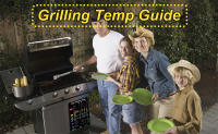 LMETJMA Tabla De Temperatura Para Carne Impermeable Para Barbacoa Asado Smoker Guía Para Pollo Pescado Cerdo JT294 - details 0
