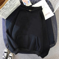 Sudadera De Capucha Negra Unisex Otoño Manga Larga Casual Con Bolsillos Deportiva Suelta Para Hombres Y Mujeres - details 1