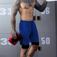 Shorts De Running Para Hombre Estilo Casual Con Bolsillos Multípleulos Cinturón Líneal Malla Camuflaje Deporte Playa Fitness Talla Verdadera - details 8