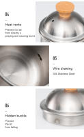 MOBI GARDEN Kettle De Café a Mano En Acero Inoxidable Para Uso Interior Y Exterior Sin Plegable Apta Para Agua Hervida - details 9
