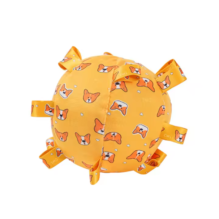 Juguete Interactivo Para Perros Y Gatos Peluche Bola Con Campanas Juguete Masticable De Limpieza Dental Para Pequeños Grandes Perros Y Gatos Cachorros - 1