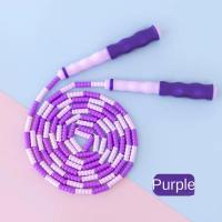 Cuerda De Saltar De Fitness Ajustable Profesional Para Adultos Y Niños Con Bola Suave Antideslizante Para Ejercicio De Pérdida De Peso Entrenamiento Cardiovascular - details 8