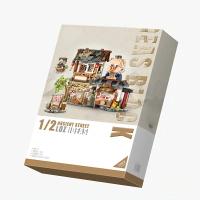 Bloques De Construcción Miniatura Izakaya Japan Street View Panda Teahouse Y Casa Plegable Cerdo Set De Juguetes Para Adultos Unisex ABS Plástico Compatible Con Lego - details 3