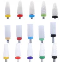1PCS Cerámica Broca De Uñas Para Máquina Eléctrica De Manicura Y Pedicura Accesorios De Herramientas De Corte Con Rosca De 3/32" - details 0