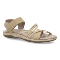 PuntoSalao Sandalias planas cómodas para mujer color taupe VR5-1657 - details 1