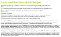 FULLGAS - Creapure® (Creatina Monohidrato) 500g - Creatina monohidrato 100% Creapure®, la patente más reconocida con estándares europeos (número referencia de autenticidad: 18FL18). Sin gluten ni lactosa, libre de contaminantes y 100% vegana - details 6