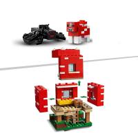 Juego De Simulación MOC Mundo Con Casa De Hongos Bloques De Construcción Vista Callejera Juego Educativo Para Niños Regalos De Navidad - details 4