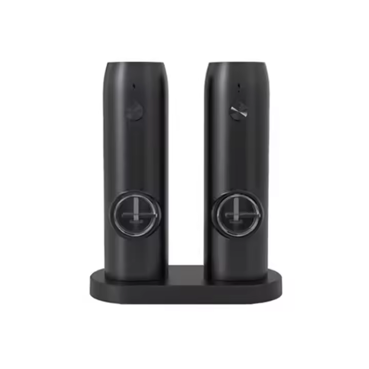 Set De Molinillos De Pimienta Y Sal Electrónicos Automáticos Recargables Con USB LED Ajustable Mini Molinillo De Especias - 1
