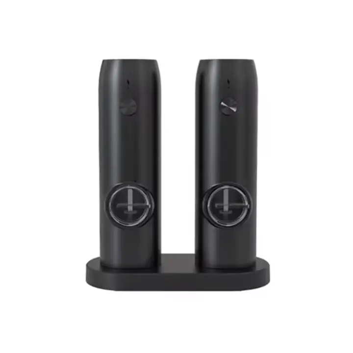 Set De Molinillos De Pimienta Y Sal Electrónicos Automáticos Recargables Con USB LED Ajustable Mini Molinillo De Especias - 1