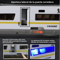 Modelo De Tren De Alta Velocidad FuXing a Escala 1:60 Con Control Remoto Luz Y Sonido Regalo De Adorno Para Jóvenes De 14 Años Y Adelante Metal - details 7
