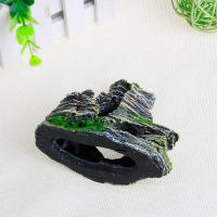 Adorno De Tanque De Acuario De Resina Con Mosaico De Hierba Artificial Cueva Para Decoración De Pared Y Sala De Estar - details 1