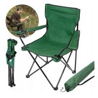 Set 2 Sillas Plegable Camping Silla Pesca Playa Acampada Exterior con reposabrazos portavasos 50x50x80cm - details 3
