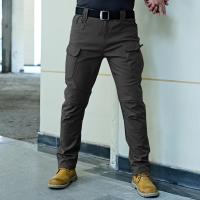 Pantalones De Invierno Para Hombres Con Aislamiento Grueso Y Terciopelo Pantalones De Asalto Camuflaje De Capucha Suave Táctica IX7 - details 12
