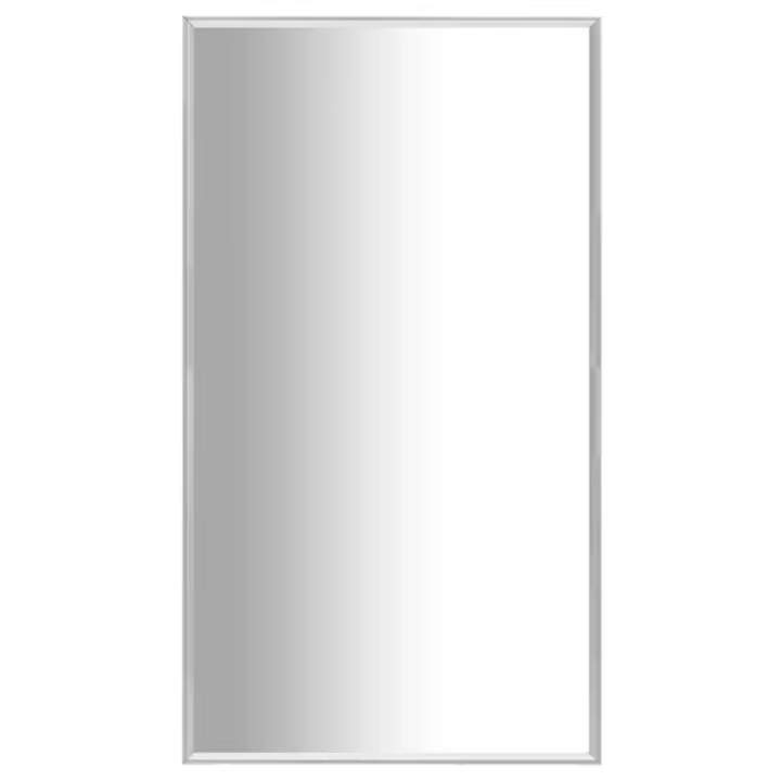 vidaXL Espejo plateado 80x60 cm - 1