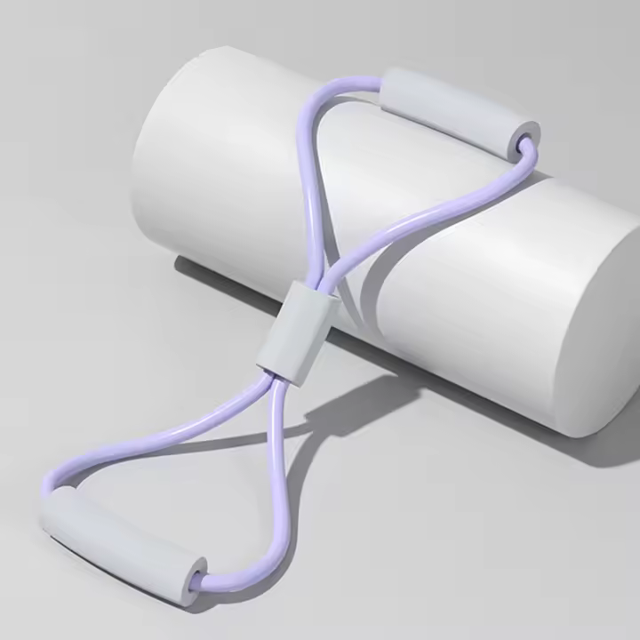 Banda De Resistencia Para Yoga Y Fitness Accesorios De Gimnasio De Goma Para Ejercicios De Cuello Y Estiramiento Para Mujeres - 1