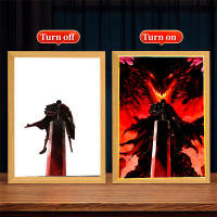 Marco De Fotos Anime Luz De Pintura Berserk Behelit Griffith Figuras De Acción Lámpara Lunar LED Luz Nocturna Para Decoración De Dormitorio Regalos De Cumpleaños - details 7