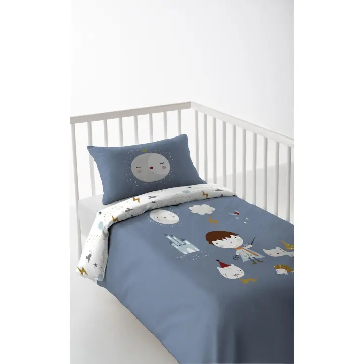 FUNDA NORDICA CUNA/MAXICUNA INFANTIL BEBÉ 100% ALGODÓN MAGO HACIENDO EL INDIO FABRICADO EN ESPAÑA - 1