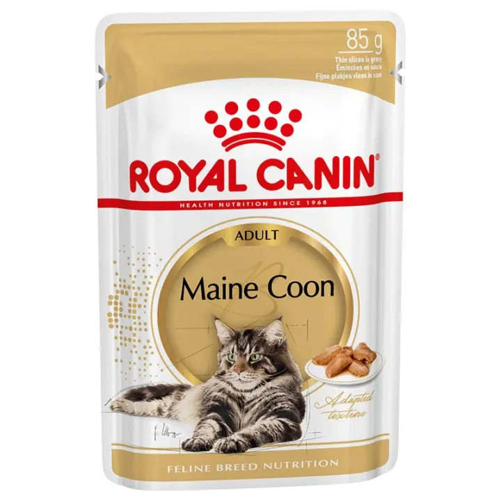 Precio Especial por Caducidad 09/05/2025-Royal Canin Gato Maine Coon Sobre Húmedo 10X85g - 1
