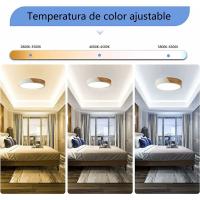 Luz de Techo LED Modern Madeira Ø 30cm - 18W Natural - details 1