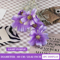 1PC Flor De Seda Artificial Camomila Daisy Para Decoración De Hogar Fiesta Boda Habitación Uflower Estilo Rama De Flores - details 16