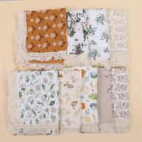 Manta De Algodón Muselina Para Bebé Con Borlas Swaddle Recibimiento Para Recién Nacidos Funda De Cuna Y Silla De Coche - details 19