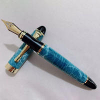 Nuevo Jinhao X450 Pluma Fuente Metálica 0.7mm Nib Caligrafía Práctica Pluma De Negocios Firmar Oficina Suministros Clásicos De Estación - details 0