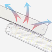 Luz De Techo LED Para Coche 36LED 12V-85V Luz Interior Para Camiones RV Motocaravanas Marítimo Con Interruptor Lectura Nocturna - details 8