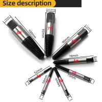 Extrayente De Tornillos Rotos 5/6/8 Piezas Acero Duradero Fácil De Usar Herramienta Para Remover Tornillos Dañados Y Bolts Centro De Buey - details 12