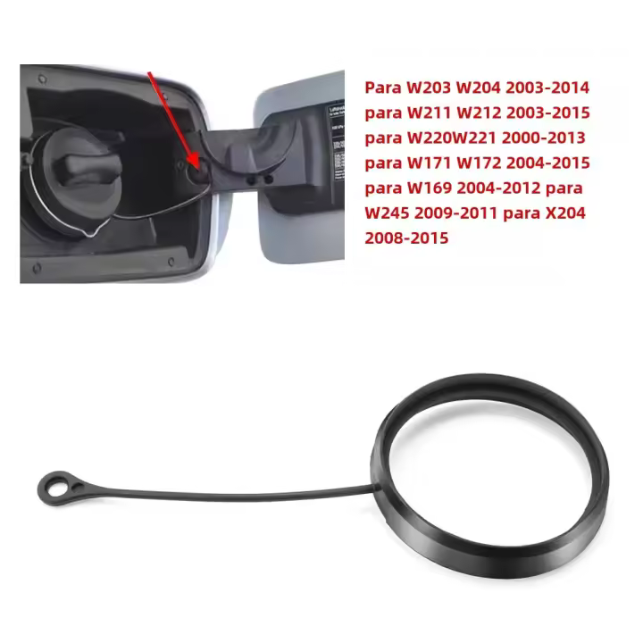 Nueva Cubierta De Tanque De Combustible Para Coche Accesorios De Automóvil Línea De Anillo Nuevo Material NBR Longitud 11cm Peso 10g - 1