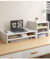 Soporte Ergonómico Para Monitor Y Teclado Organizador De Escritorio Con Almacenamiento Plástico Blanco Y Negro 12 Pulgadas - details 6