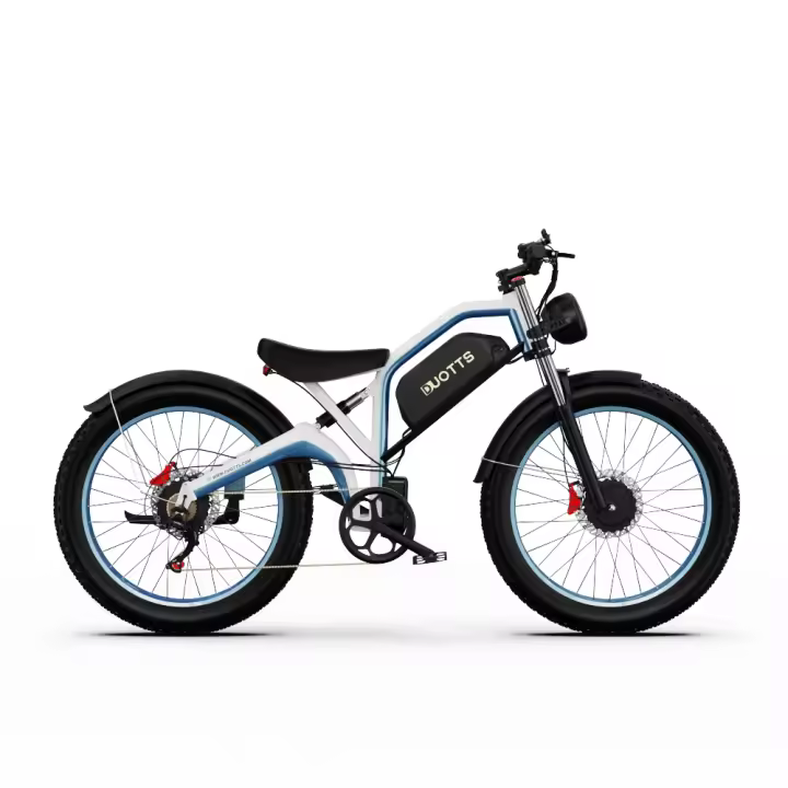 Duotts N26 E Bicicleta de Alta velocidad sin Motor Doble 48 v20ah cateria Bicicleta Eléctrica de Nieve amortiguación hidráulica 26*4,0 - 1