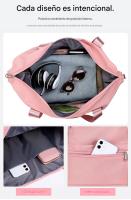 Bolsa de viaje para mujer, bolsa de hombro deportiva con separación húmeda y seca, bolsa de almacenamiento plegable, bolsa de fitness, bolsa de equipaje impermeable para hombre - details 5