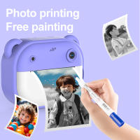 SEATURTLEHOME Cámara infantil de dibujos animados con doble disparo y disparo único para niños - Papel térmico incluido, estabilización de imagen - Cámaras instantáneas - details 6
