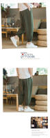 Pantalones Harem De Algodón Y Lino Para Hombres 2024 Talla M-5XL Estilo Japonés Casual Primavera Otoño Con Cuerda Suelta - details 5