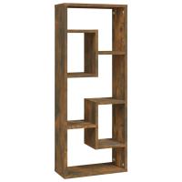 vidaXL Estantería de pared contrachapada 36x16x90 cm Blanco, Negro, Roble Sonoma Mueble Almacenaje Estantería para Oficina, Estudio, Dormitorio Estantería/Librería/ mueble de Almacenamiento - details 7