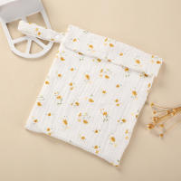 Bolsa De Diapos Para Bebé De Algodón Orgánico Impreso Doble Capa Multifuncional Bolsa De Mano Para Mamá Bolsa Colgante Para Botella De Bebé - details 15