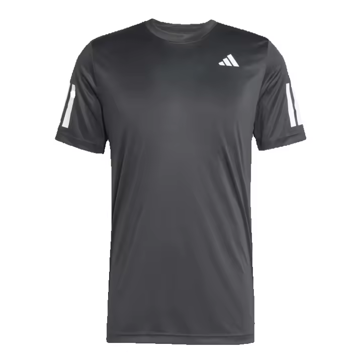 Camiseta Adidas Club 3STR negro para hombre. Ideal para pádel y otros deportes - 1