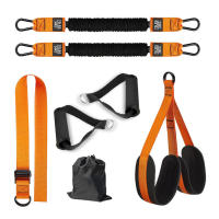 Cinturón De Ayuda Para Pull up Resistencia Elástica Para Ejercicio De Fitness Interior Cinturón De Tensión Para Barra Horizontal Adecuado Para Entrenamiento De Muslos Piernas Y Pecho Color Ámbar Tamaño 55*45*35 - details 1