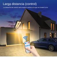 Luz Solar De Calle 100/200 LED IP65 Impermeable Con Sensor De Movimiento Y Control Remoto Para Jardín Y Patio Luz Exterior Solar Contemporánea - details 9