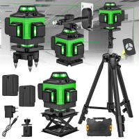 Nivel Láser 4D de 16 Líneas, Línea Verde, Autonivelante, 360 Horizontal y Vertical, Súper Potente. Herramienta Láser para el Hogar, Equipos de Construcción y Proyectos de Bricolaje. - details 0