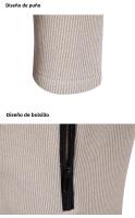 Chaqueta De Punto Para Hombre Con Capucha Y Forro De Plush Thicken Cardigan De Invierno De Color Sólido Abrigo De Moda De Otoño Y Invierno - details 9